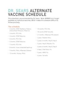 Dr. Sears Alternate Vaccine Schedule thumbnail
