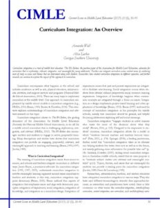 Curriculum Integration: An Overview thumbnail