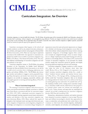 Thumbnail for Curriculum Integration: An Overview