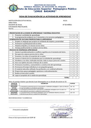 Thumbnail for Ficha De EvaluacióN Actividad De Aprendizaje Es Document