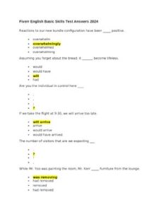 Fiverr English Basic Skills Test Answers 2024 thumbnail