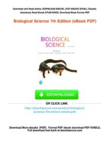 Get Biological Science 7th Edition (Ebook PDF) Free All Chapters thumbnail