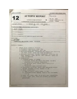 Gianna Bryant'S Autopsy Report (2020) | PDF | Chesser Resources