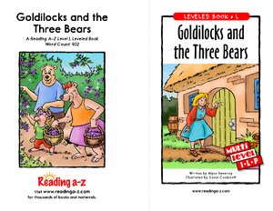 Goldilocks And The Three Bears thumbnail