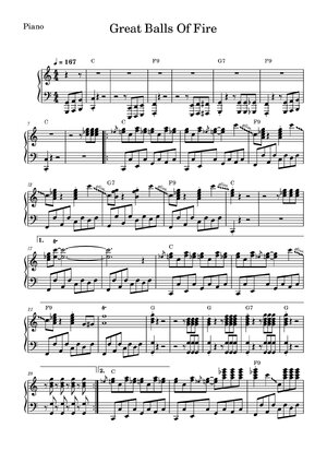 Thumbnail for Great Balls Of Fire Piano