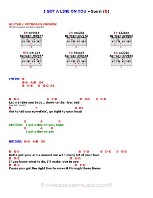 Thumbnail for I Got A Line On You Chords