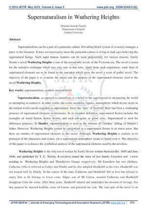 Thumbnail for Supernaturalism in Wuthering Heights