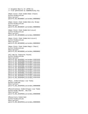 Thumbnail for Kingdom Hearts II (NTSC U) 