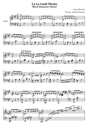 Thumbnail for Mia And Sebastian'S Theme Piano Sheet Music