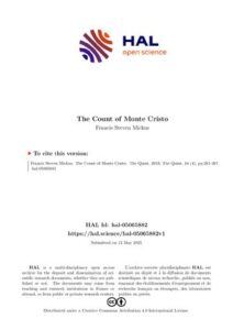 The Count of Monte Cristo Francis Steven Mickus thumbnail