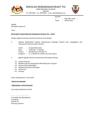 Thumbnail for Minit Mesyuarat Jpka Pertama