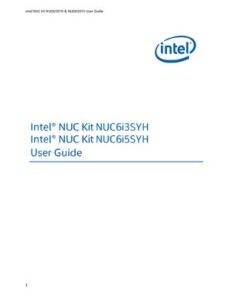 Nuc6i5syb Manual thumbnail