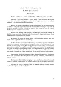 Ndebele Lessons PDF thumbnail