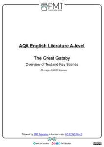 The Great Gatsby Overview of Text and Key Scenes thumbnail