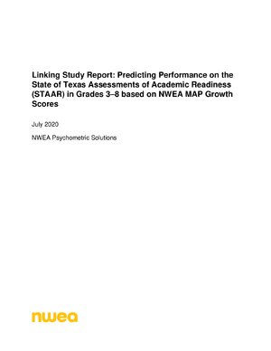 Thumbnail for Predicting Performance On (STAAR) In Grades 3 8