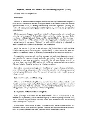 Thumbnail for Public Speaking Made Easy