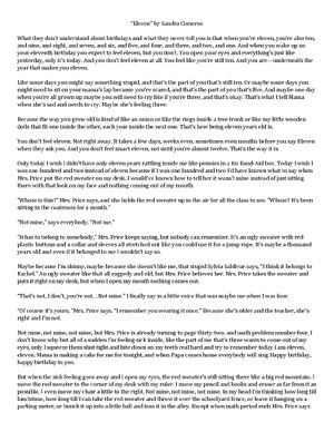 Thumbnail for Eleven by Sandra Cisneros