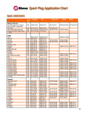 Thumbnail for Spark Plug Application