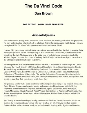 Thumbnail for The Da Vinci Code