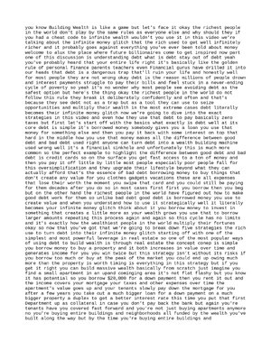 Thumbnail for The Infinite Money Glitch The Rich Use To Get Richer