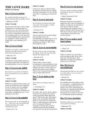 Thumbnail for The Love Dare