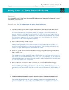 U7L15 Activity Guide AI Ethics Research Reflection thumbnail