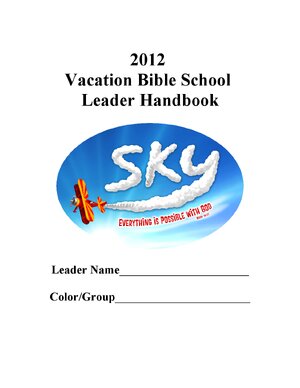 Thumbnail for VBS Leader Handbook