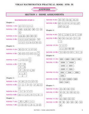Thumbnail for Vikas Maths Practical Book IX