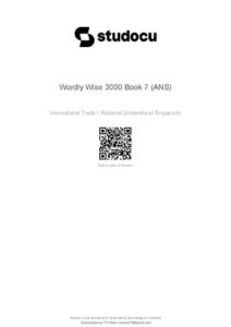 Wordly Wise 3000 Book 7 Ans thumbnail