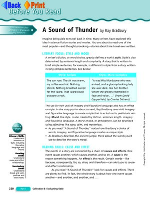 Thumbnail for A Sound Of Thunder Text