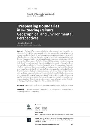 Thumbnail for Trespassing Boundaries in Wuthering Heights