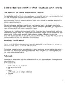 Gallbladder Removal Diet: What to Eat and What to Skip thumbnail