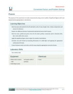 Conversion Factors And Problem Solving Lab 2 Report Sheet Answers thumbnail