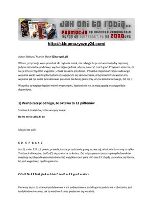 Thumbnail for Gitara Jak Czytac Nuty