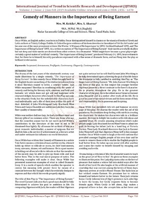 Thumbnail for Comedy of Manners in the Importance of Being Earnest