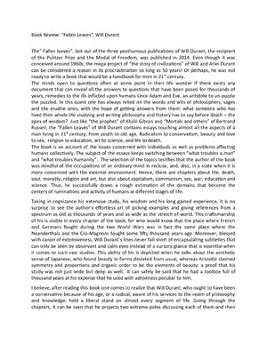 Thumbnail for Fallen Leaves by Will Deurant