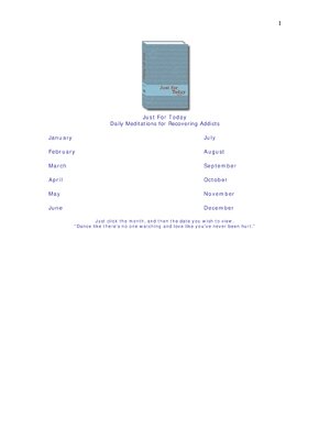 Thumbnail for Just for Today na Reading