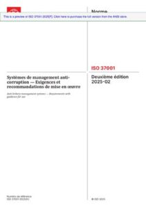 Preview ISO+37001 2025[F] thumbnail