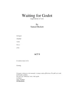 Waiting For Godot thumbnail