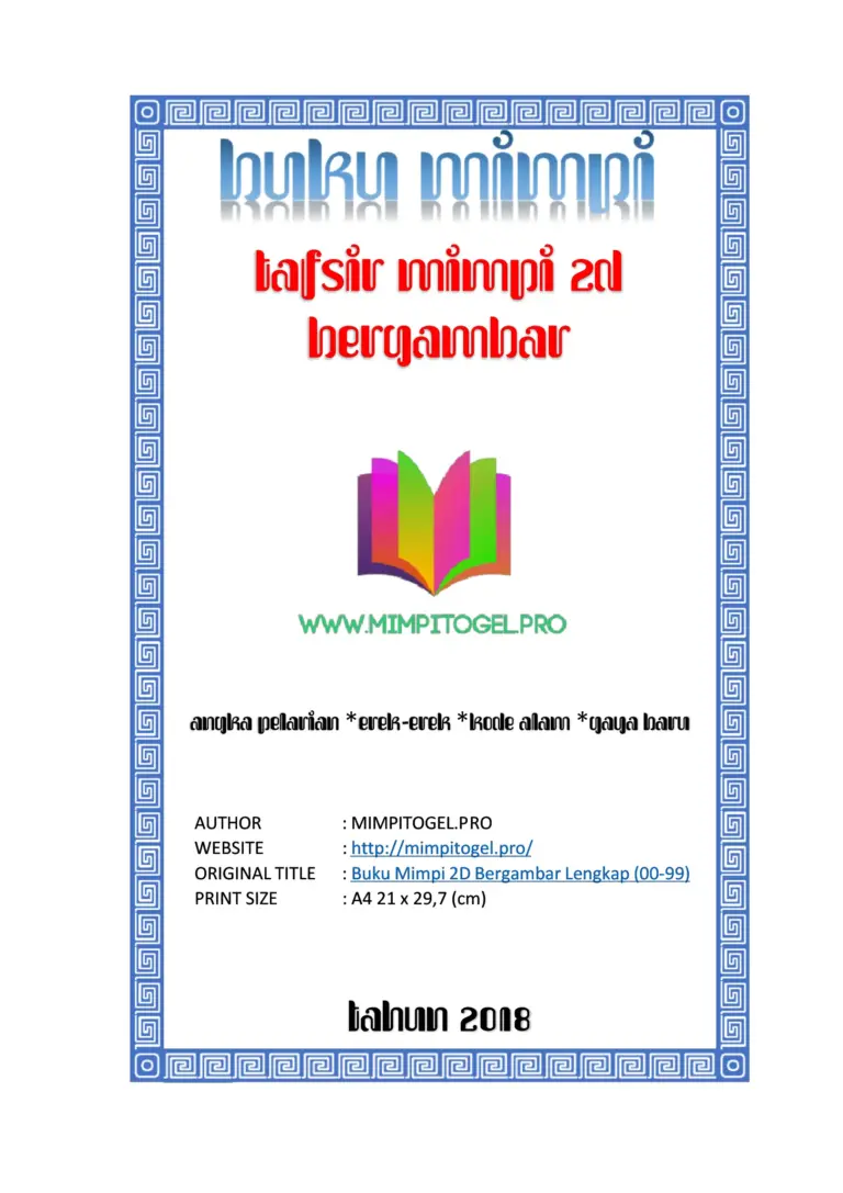Buku Mimpi 2d Bergambar PDF