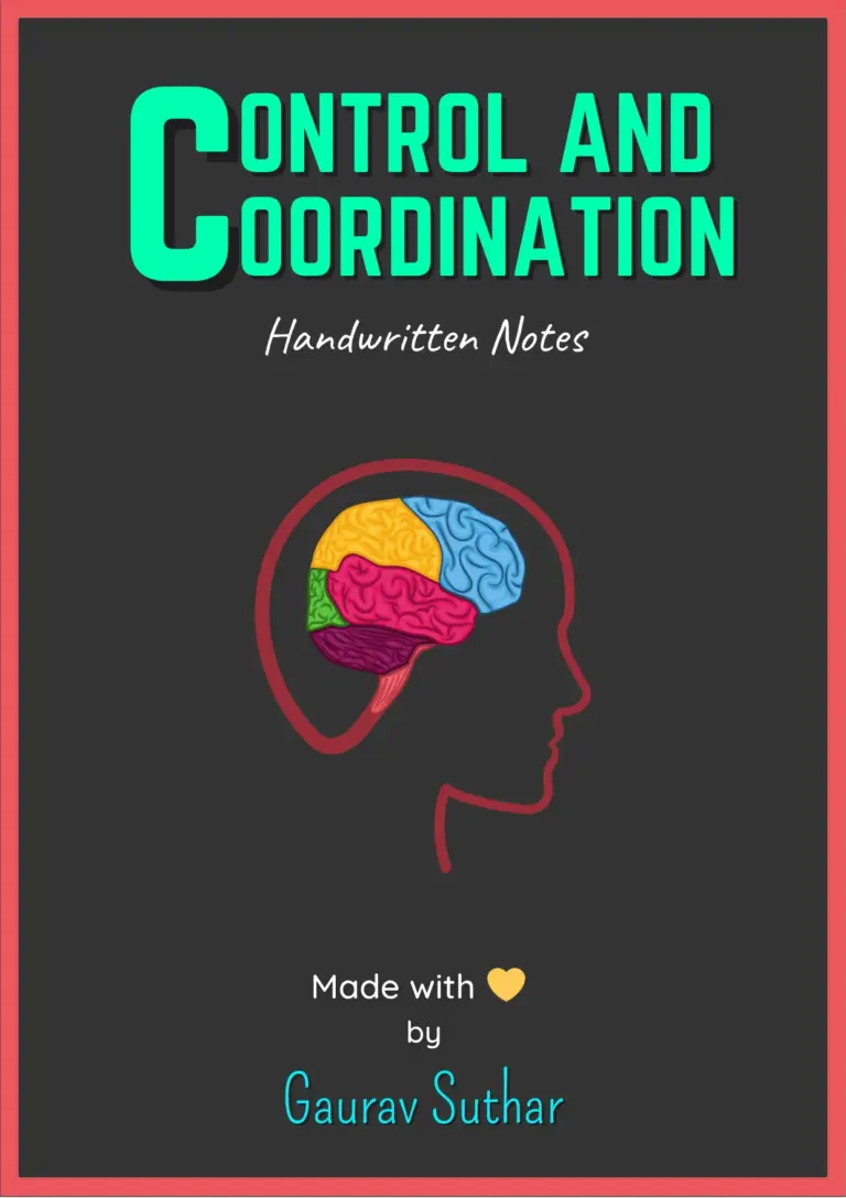 Control And Coordination Notes