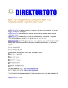 DIREKTURTOTO thumbnail