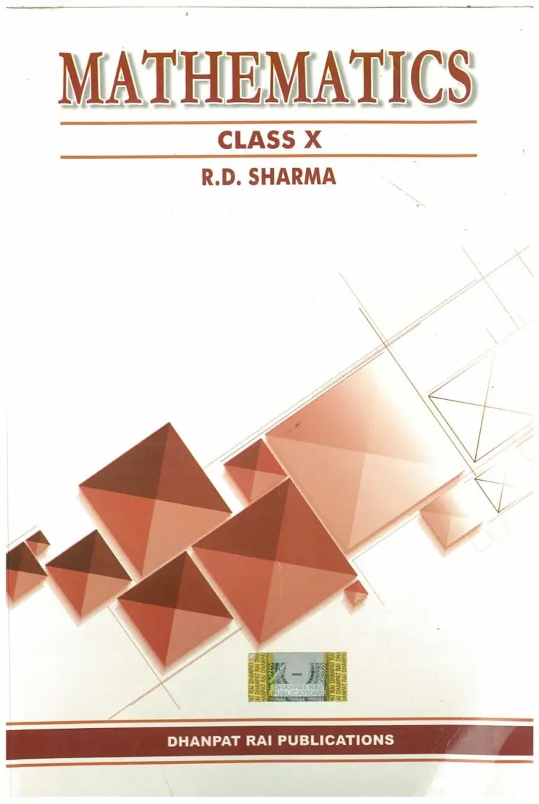 RD Sharma X PDF