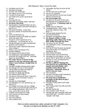 Thumbnail for 365 Reasons Why I Love My Dad