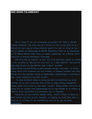 Thumbnail for Ang Aking Talambuhay