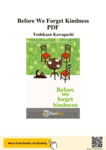 Before We Forget Kindness PDF thumbnail