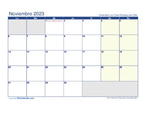 Calendario 2023 Para Chile thumbnail