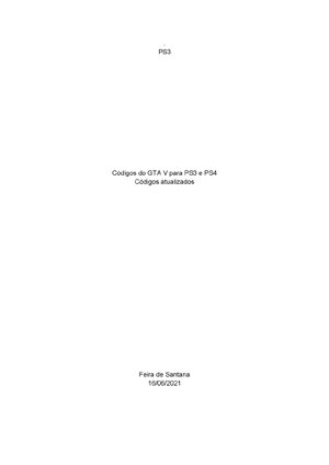 Thumbnail for CóDigos De GTA 5 Para PS3