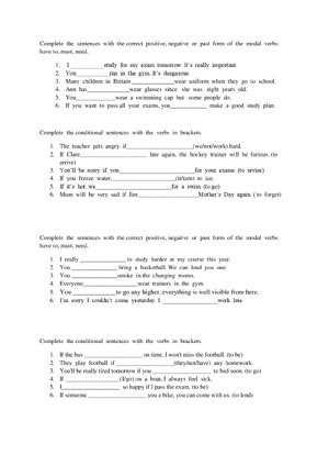 Thumbnail for Complete The Sentences With The Correct Answer