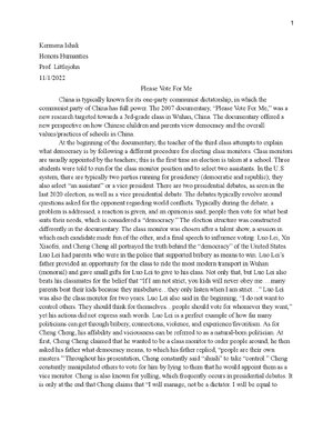 Thumbnail for Democracy Lessons In Chinese Schools